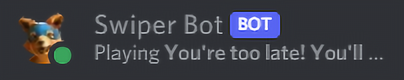 Swiper Bot