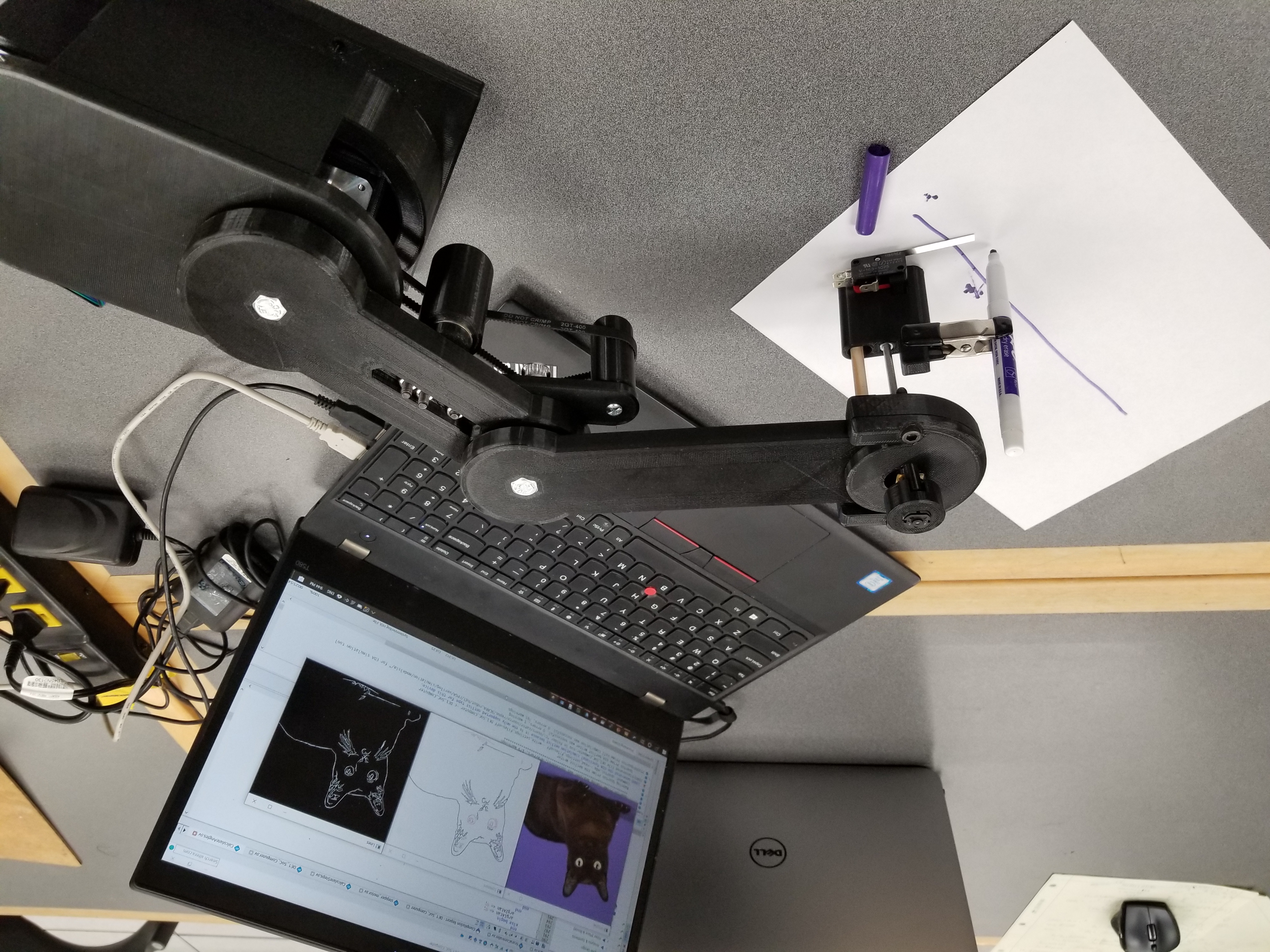 Robot arm with OpenCV